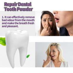 Purple whitening teeth powder, whitening teeth powder, mint fresh breath, clean teeth stains teeth powder