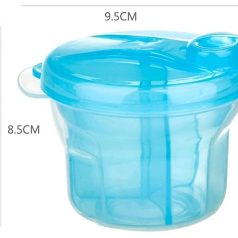 Baby Milk Powder Formula Dispensers Travel Portable Milk Powder Storage Container For Outdoor Activities (2pcs, [...]