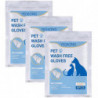 Pet Grooming Glove Wipes Wash Free Cleaning, Soothing & Nourishing Cats & Dogs