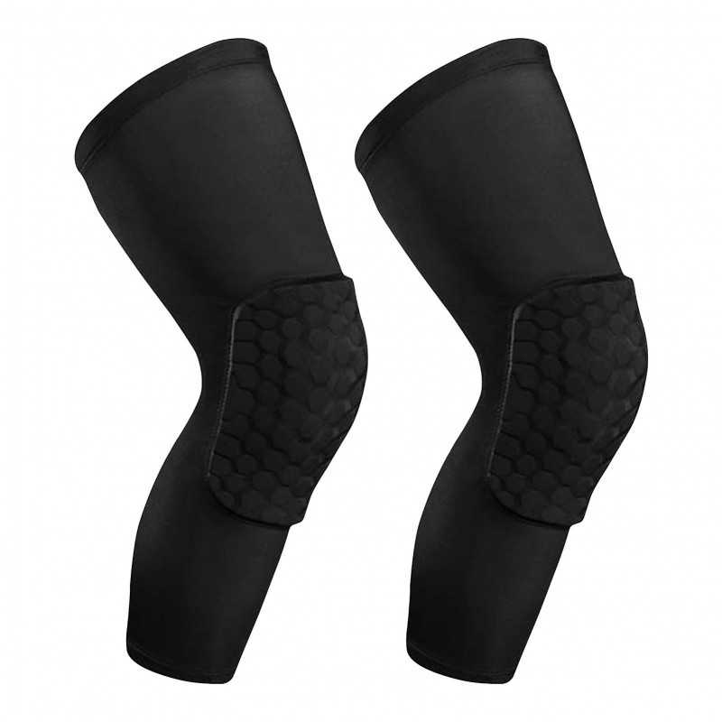 1pair Knee Pad Elastic Breathable Sports Safety Collision Avoidance Compression