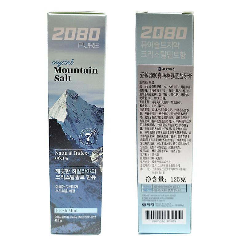 125g Fresh Mint Toothpaste Breath Fresh Stains Removal Teeth Cleaning Whitener Professional Oral Care Supplies New