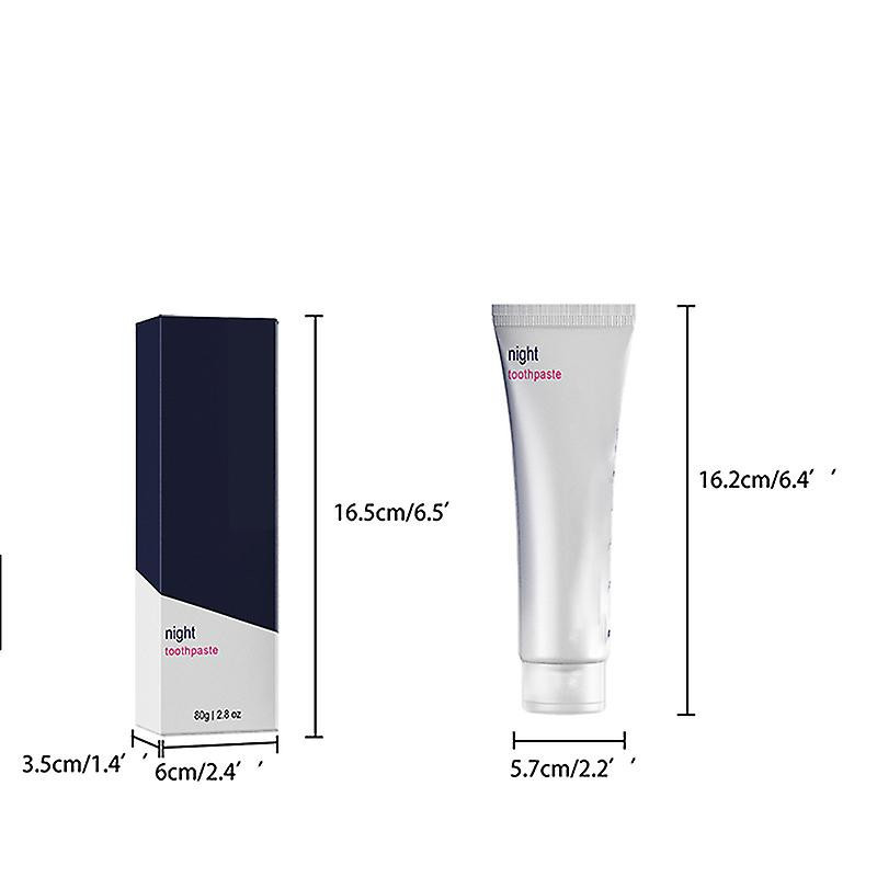 80g Day And Night Toothpaste Breath Fresh Baking Soda Teeth Cleaning Whitener Professional Oral Care Supplies New