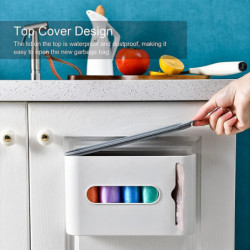 Garbage Bag Storage Box Rubbish Bin Bags Dispenser Self Adhesive Wall Mount Plastic Bag Holder Grocery Bag [...]