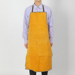 Rindsleder-schwei-wrmeschutz-schutzschrze (gelbes Vollleder Und Futter 60 *