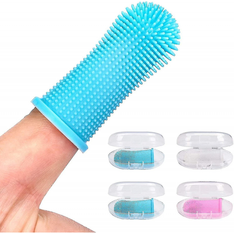 Dog Toothbrush For Dog Teeth Cleaning Dog Fingerbrush Toothbrush Dog Tooth Brushing Kit Set Of 4 Dog Finger [...]