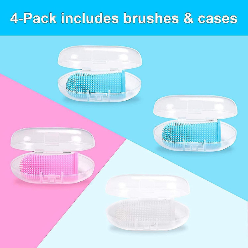 Dog Toothbrush For Dog Teeth Cleaning Dog Fingerbrush Toothbrush Dog Tooth Brushing Kit Set Of 4 Dog Finger [...]