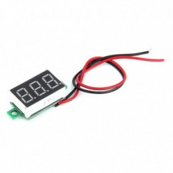 Mini Size Led Panel Voltage Meter 3-digital Lcd Display Adjustment Vol