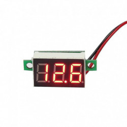 Mini Size Led Panel Voltage Meter 3-digital Lcd Display Adjustment Vol
