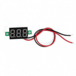 Mini Size Led Panel Voltage Meter 3-digital Lcd Display Adjustment Vol