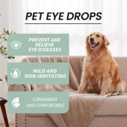 Dog Cat Eye Drops Remove Tear Marks Dirt Stain Relieve Eye Itching Dry Gentle Cleaning Dogs Keratitis Treatment [...]