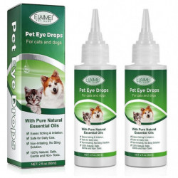 2pcs Pet Eye Solution Gouttes Oculaires Essence De Nettoyage Pour Chiens, Chats, Chiots, Chatons Tear Stain [...]