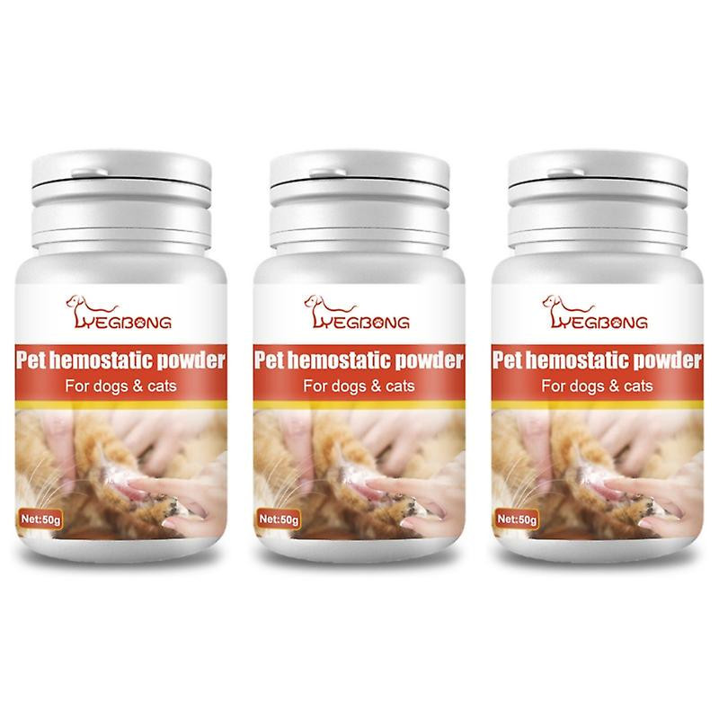 3pcs Pet Wound Care Poudre Plaie Et Soins De La Peau Pour Chat Et Chien Combat Les Infections
