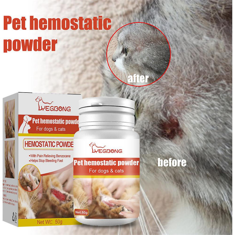 3pcs Pet Wound Care Poudre Plaie Et Soins De La Peau Pour Chat Et Chien Combat Les Infections