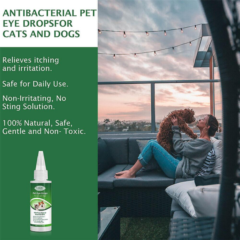Pet Eye Solution Gouttes Oculaires Essence De Nettoyage Pour Chiens, Chats, Chiots, Chatons Tear Stain Remover Pet [...]