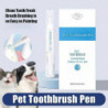 Pet Toothbrush Pen, Dog Teeth Cleaning Pen, Cat/Dog Tartar Remover for Teeth