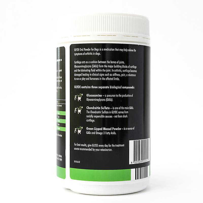 Poudre orale Glyde pour chiens 360Gm