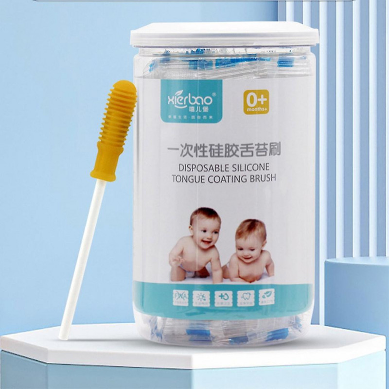 30x Baby Tongue Coating Brush Toothbrush Gum Cleaner Training Dental Care