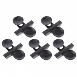 5 Pieces Aquarium Divider Clips Suction Cup Black Holder Easy To Install