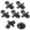 5 Pieces Aquarium Divider Clips Suction Cup Black Holder Easy To Install