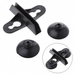 5 Pieces Aquarium Divider Clips Suction Cup Black Holder Easy To Install
