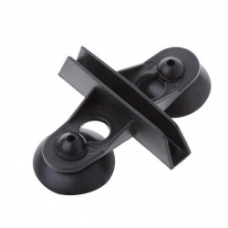 5 Pieces Aquarium Divider Clips Suction Cup Black Holder Easy To Install