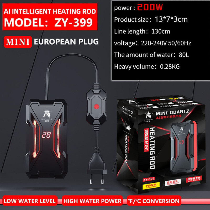 Lcd Display Digital Adjustable Water Heating Rod Constant Temperature Control