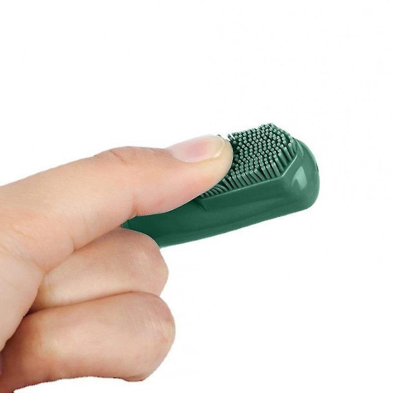 Pet Toothbrush Toothpaste Kit Finger Brush Clean Teeth Mouth Dental Care Cat Dog -aqwg