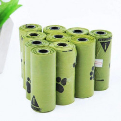Rolls Dog Cat Poop Bag Disposable Degradation Garbage Bags Carton Pick Up Toiletry Bags Outdoor Waste Bags Bag