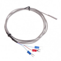 Sonde de capteur de température 3 fils 2m Câble Thermocouple Sonde en acier inoxydable