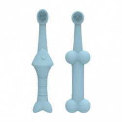 2x Pet Silicone Toothbrush Pet Tooth Brush for Small Breed Small Pets Ferret