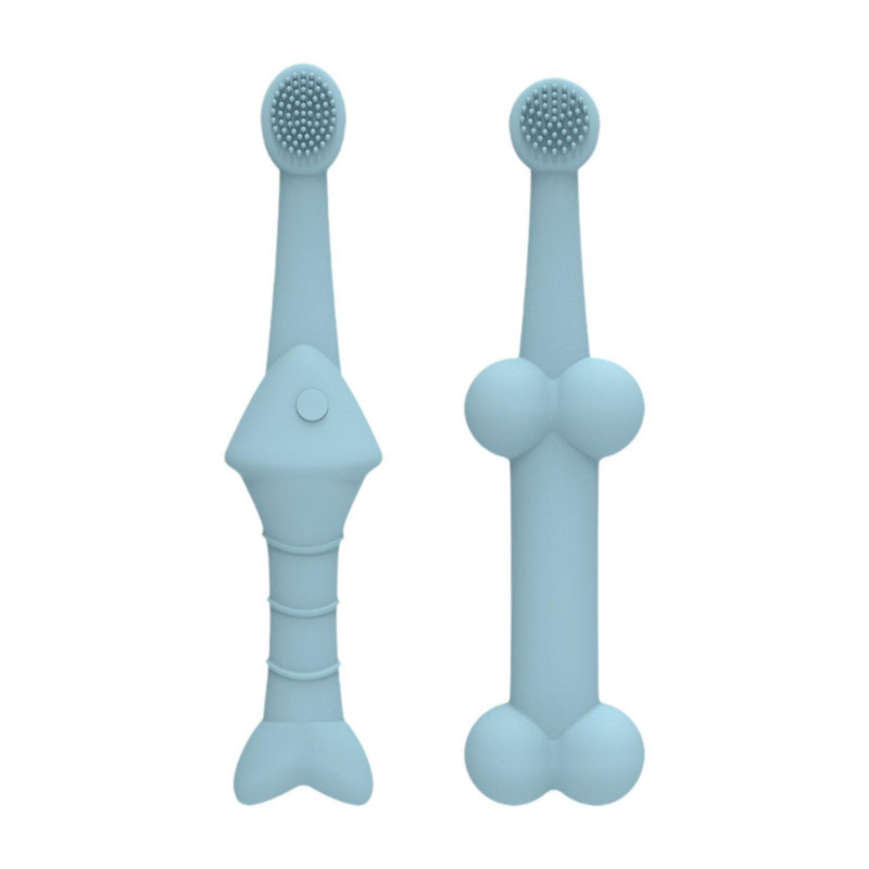 2x Pet Silicone Toothbrush Pet Tooth Brush for Small Breed Small Pets Ferret