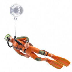 Aquarium Decoration Floating Resin Diver Suitable For All Kinds Of Fish Tanks