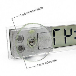 Lcd Display Digital Electronic C With Sucker Led For All Cars Indoor Outdoor Home