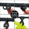 4pcs Dog Poop Bag Holder, Silicone Dog Poop Bag Dispenser, Dog Leash Waste Bag Holder For Dog Walking Bike Accessory