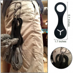 4pcs Dog Poop Bag Holder, Silicone Dog Poop Bag Dispenser, Dog Leash Waste Bag Holder For Dog Walking Bike Accessory