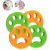 4 Pcs Reusable Washing Machine Hair Catcher Viscous Hair Cleaning