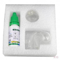 10pcs Aquarium Co2 Glass Drop Checker Long Term Monitor Fish Tank Test