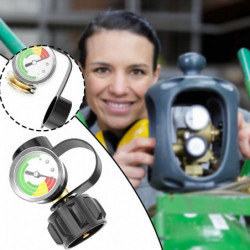Propanes Tank Gauge for QCC-1 Connection Easy-To-Read Temperature Gauge for Cylinder/Grills