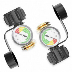 Propanes Tank Gauge for QCC-1 Connection Easy-To-Read Temperature Gauge for Cylinder/Grills