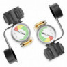 Propanes Tank Gauge for QCC-1 Connection Easy-To-Read Temperature Gauge for Cylinder/Grills