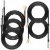 5pcs Waterproof Ds18b20 Temperature Sensor, Digital Temperature Thermal Cable Temperature (-55- +1