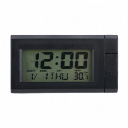 Lcd Digital Accessories For Dashboard Auto Temperature Display Time Car Clock