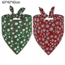 Christmas Dog Bandana Triangle Bibs Scarf Accessories For Dogs Cats Pets Animals