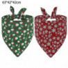 Christmas Dog Bandana Triangle Bibs Scarf Accessories For Dogs Cats Pets Animals