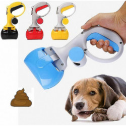 Pet Pooper Picker Dog Poop Scooper Jaw Poop Scoop Shovel Animal Waste Pickers Yellow-