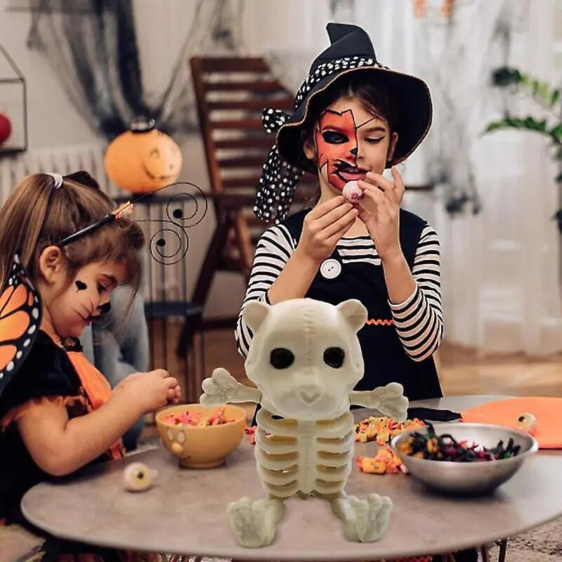 Ours halloween squelette squelette décoration ours sculpture halloween ours squelette décoration de table pour la [...]