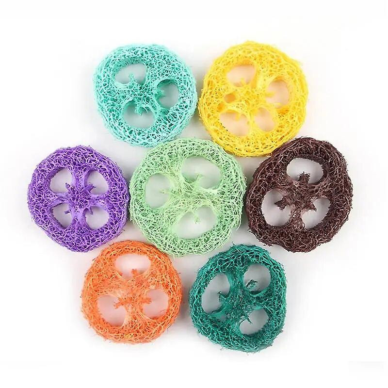 Loofah jouets à mâcher petits animaux de compagnie broyage de dents accessoires d’exercice cochon d’Inde jouets [...]