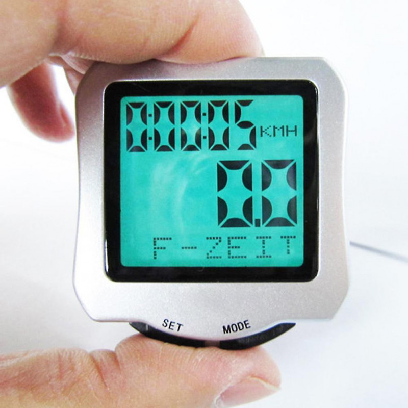 Outdoor abs easy install waterproof test cycling led display mini accurately bike computer