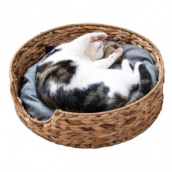 UNUS® Hundebett rund mit Kissen Hundekorb Hundekörbchen Hunde und Katzen