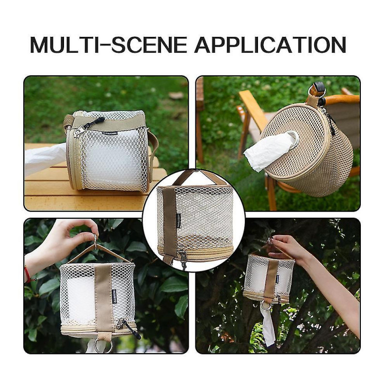 Hanging Hook Zipper Tissue Holder Portable Stylish Paper Container For Beach Room Rv Hanging Hook Zipper Tissue Holder Portable Stylish Paper Container For Beach Room Rv